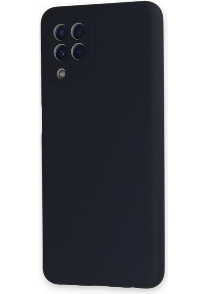 Samsung Galaxy A22 Kılıf Nano Içi Kadife Silikon - Lacivert - JUL1485-7497
