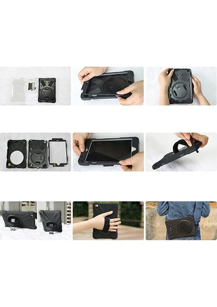 Ipad Mini 4/ 5 Shockproof 3 Katmanlı Standlı Zırh KILIF-(1903) - JUL2707-5181