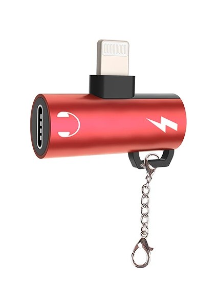 Iphone 14-13-12-11 Dual Lightning Girişli Şarj Dönüştürücü Başlık Adaptö - JUL6664-1896