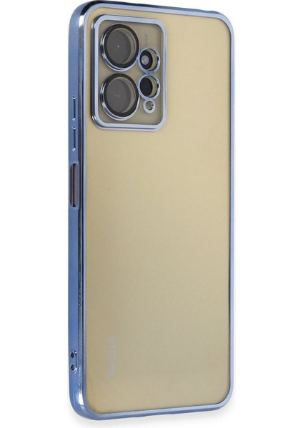 Xiaomi Redmi Note 12 4g Kılıf Lensli Silikon - Açık Mavi - JUL7048-3851