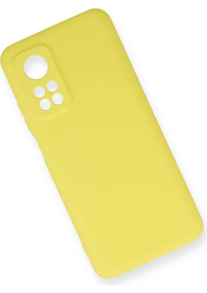 Xiaomi Mi 10T Kılıf Nano Içi Kadife Silikon - Sarı - JUL2286-4001