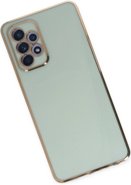 Samsung Galaxy A52 Kılıf Volet Silikon - Açık Yeşil - JUL4085-8110