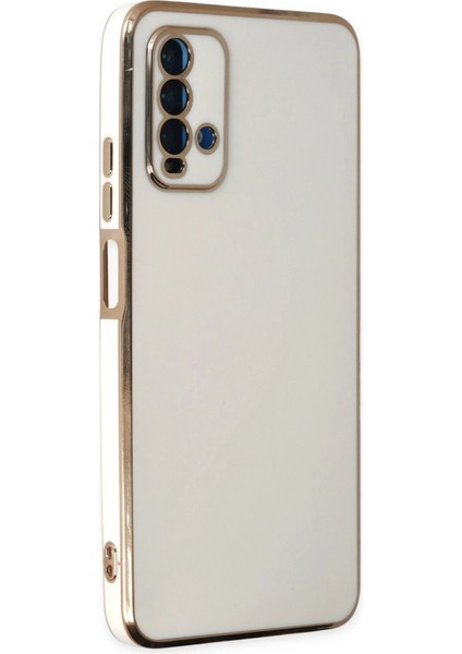 Xiaomi Redmi 9t Kılıf Volet Silikon - Beyaz - JUL2058-7607