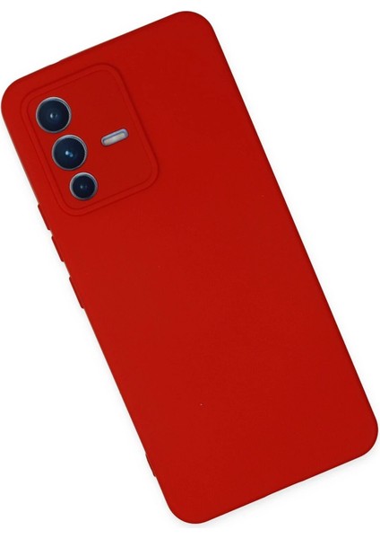 Vivo V23 5g Kılıf Nano Içi Kadife Silikon - Kırmızı - JUL4979-3692 fiyatları