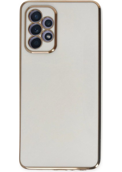 Samsung Galaxy A52 Kılıf Volet Silikon - Beyaz - JUL9925-4167