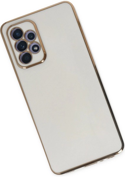 Samsung Galaxy A52 Kılıf Volet Silikon - Beyaz - JUL9925-4167