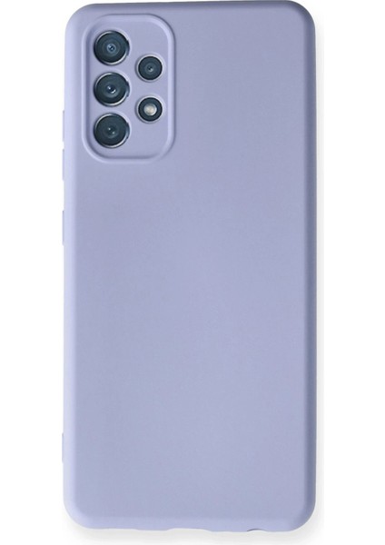 Samsung Galaxy A32 Kılıf Nano Içi Kadife Silikon - Lila - JUL9436-1770
