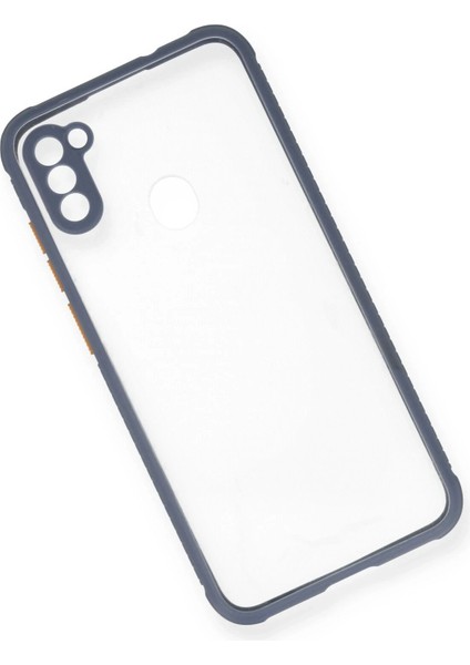 Samsung Galaxy A11 Kılıf Miami Şeffaf Silikon - Gri - JUL1874-8390
