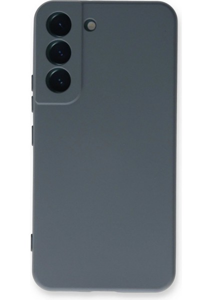 Samsung Galaxy S23 Kılıf Nano Içi Kadife Silikon - Gri - JUL3760-3752