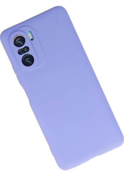 Xiaomi Poco F3 Kılıf First Silikon - Lila - JUL1120-2456