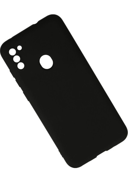 Samsung Galaxy A11 Kılıf Nano Içi Kadife Silikon - Siyah - JUL1195-3790