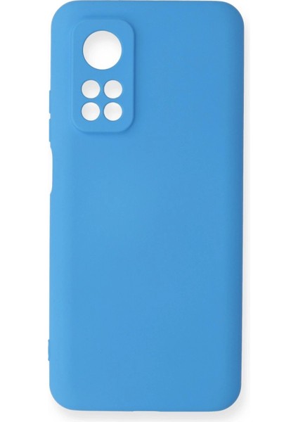 Xiaomi Mi 10T Kılıf Nano Içi Kadife Silikon - Mavi - JUL1548-9246