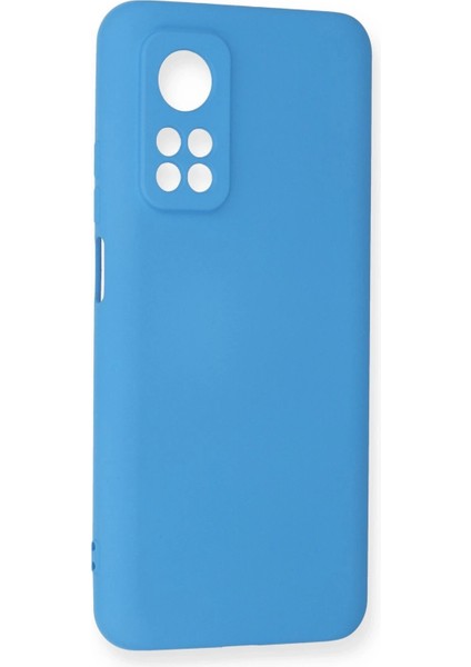 Xiaomi Mi 10T Kılıf Nano Içi Kadife Silikon - Mavi - JUL1548-9246