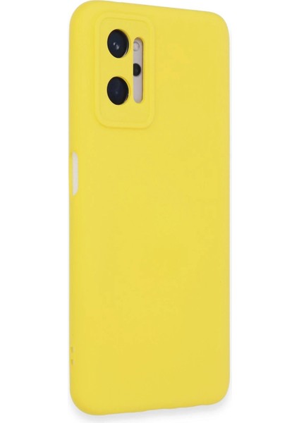 Realme 9i 4g Kılıf Nano Içi Kadife Silikon - Sarı - JUL5455-7418 fiyatları