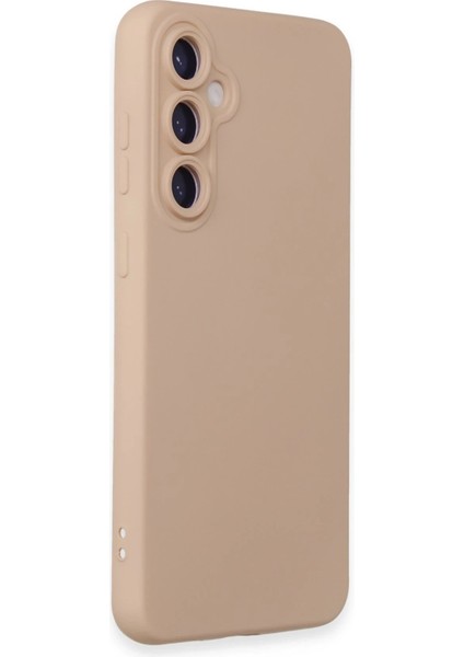 Samsung Galaxy S23 Fe Kılıf Nano Içi Kadife Silikon - Pudra - JUL2787-1395