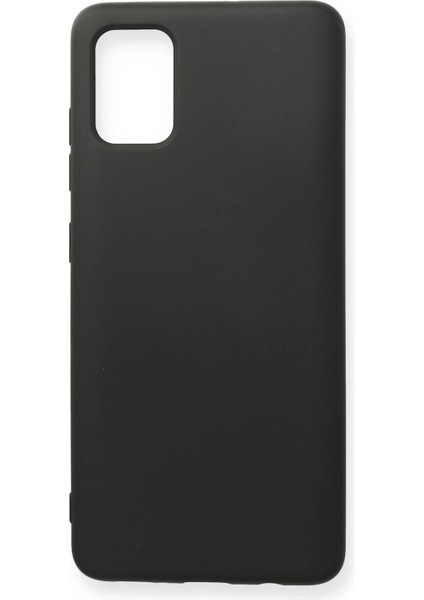 Samsung Galaxy A71 Kılıf Nano Içi Kadife Silikon - Siyah - JUL6577-7296