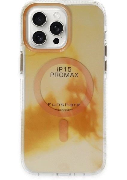 iPhone 15 Pro Max Phantom Magsafe Kapak - Gold - JUL3743-3288