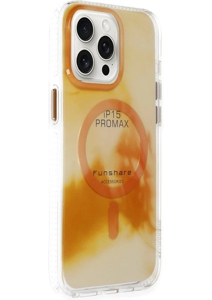 iPhone 15 Pro Max Phantom Magsafe Kapak - Gold - JUL3743-3288