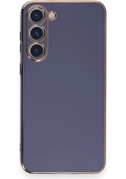 Samsung Galaxy S23 Plus Kılıf Volet Silikon - Mavi - JUL4706-7067