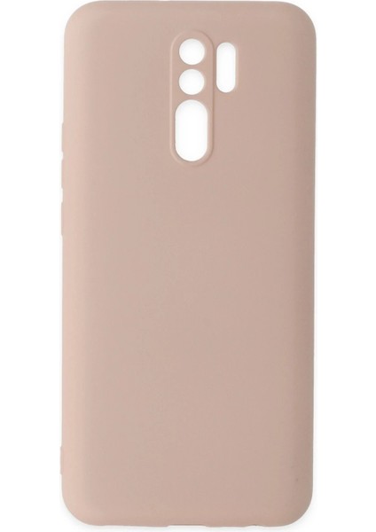 Xiaomi Redmi 9 Kılıf Nano Içi Kadife Silikon - Pudra - JUL4054-9582