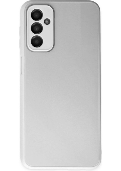 Samsung Galaxy M23 Kılıf Glass Kapak - Beyaz - JUL2940-6978