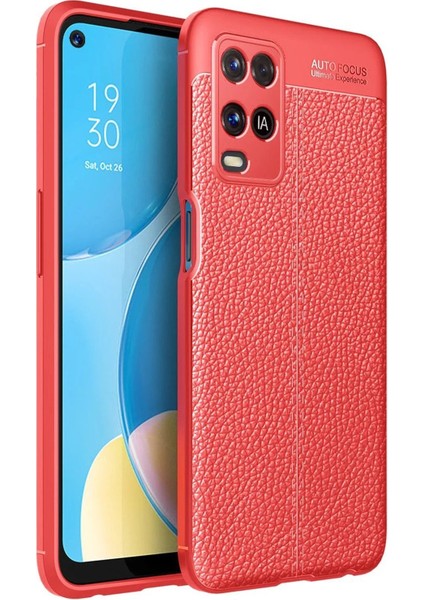 Oppo A54 4g Kılıf Auto Focus Kapak - Kırmızı - JUL3116-1949