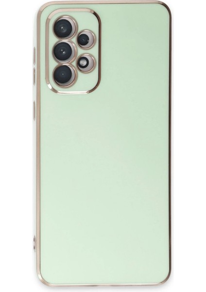 Samsung Galaxy A73 5g Kılıf Volet Silikon - Açık Yeşil - JUL2212-1964