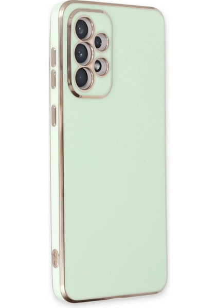 Samsung Galaxy A73 5g Kılıf Volet Silikon - Açık Yeşil - JUL2212-1964 modelleri