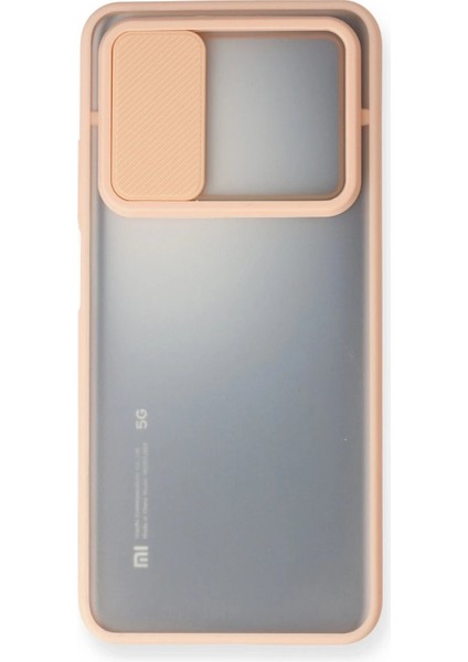 Xiaomi Mi 10T Kılıf Palm Buzlu Kamera Sürgülü Silikon - Pembe - JUL3142-4706