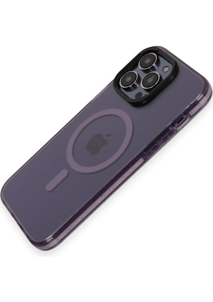 iPhone 14 Pro Kılıf Tigra Magsafe Kapak - Derin Mor - JUL6657-9423