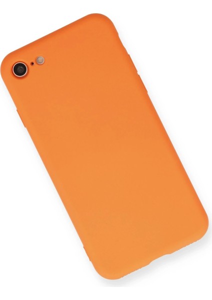 iPhone 7 Kılıf Nano Içi Kadife Silikon - Turuncu - JUL1337-2852 fiyatları