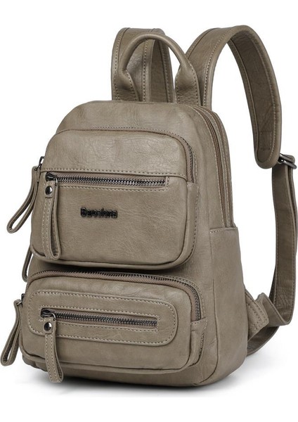 Mini Boy Yıkama Deri Kadın Sırt Çantası 21-K Barcelona 1929 modelleri