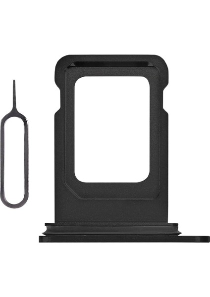 iPHONE 14 Uyumlu Çift Sim Tepsisi Sim Aparatı Sim Kart Yuvası Siyah