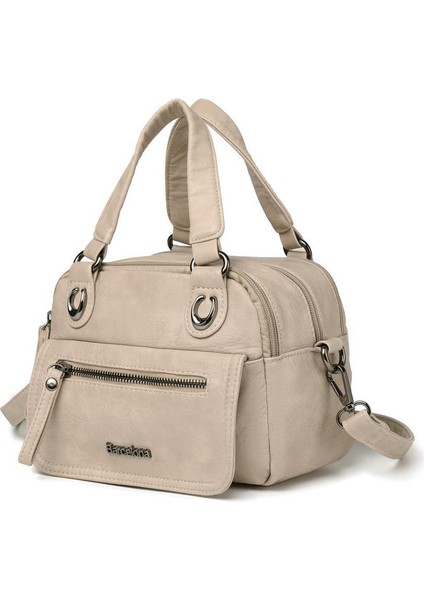 Mini Boy Yıkama Deri Elden Tutmalı Kadın Çantası 21-K Barcelona 1933 modelleri