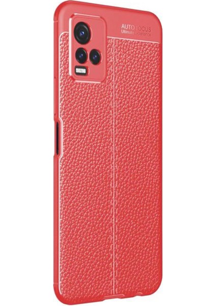Vivo Y21S Kılıf Auto Focus Kapak - Kırmızı - JUL9296-4074 fiyatları