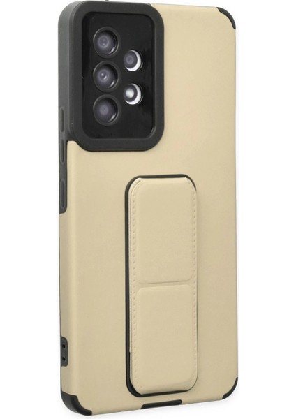 Samsung Galaxy A53 5g Kılıf Mega Standlı Silikon - Gold - JUL6746-8749 fiyatları