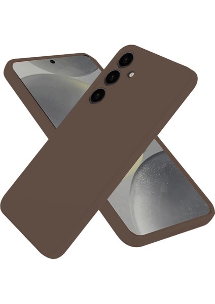 Samsung Galaxy A36 Kılıf First Silikon - Kahverengi - JUL5229-1105