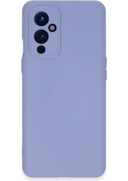 One Plus 9 Kılıf Nano Içi Kadife Silikon - Lila - JUL4279-7357