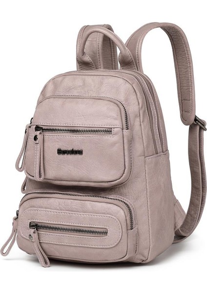 Mini Boy Yıkama Deri Kadın Sırt Çantası 21-K Barcelona 1929 modelleri