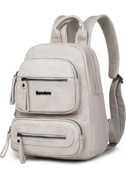 Mini Boy Yıkama Deri Kadın Sırt Çantası 21-K Barcelona 1929 modelleri