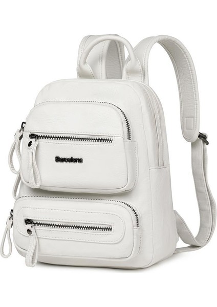 Mini Boy Yıkama Deri Kadın Sırt Çantası 21-K Barcelona 1929 modelleri