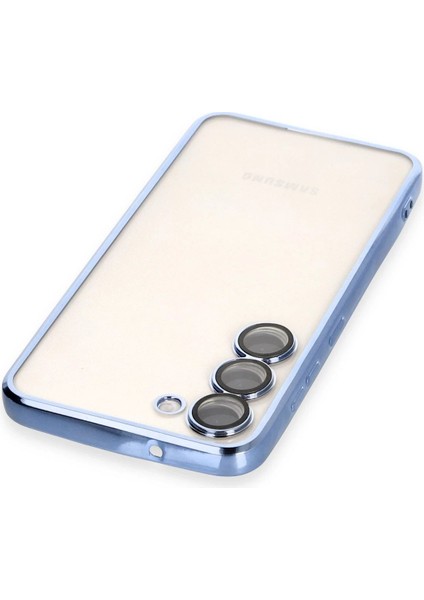 Samsung Galaxy S23 Kılıf Lensli Silikon - Açık Mavi - JUL5793-4102