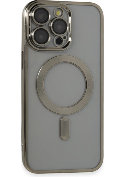 iPhone 14 Pro Max Kılıf Kross Magneticsafe Kapak - Titan Gri - JUL4747-5195