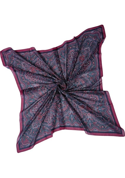 Mısırlı Eşarpları Büyük Boy Etnik Desenli Eşarp 120X120 cm