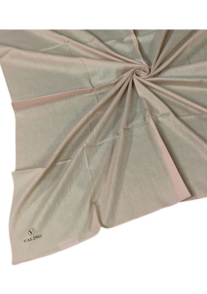 Valino Organik Pamuk Düz Renk Eşarp 100X100 cm - Doğal ve Nefes Alabilen Kumaş