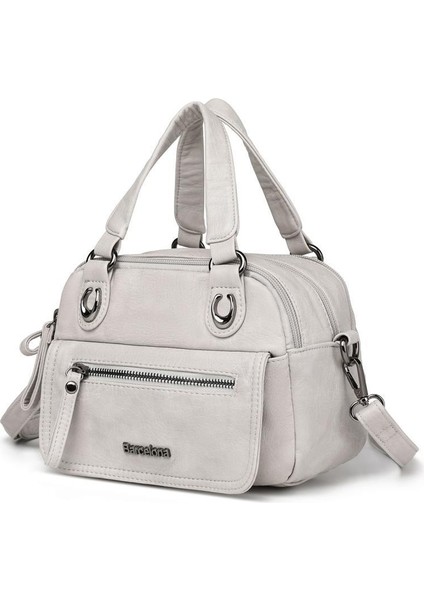 Mini Boy Yıkama Deri Elden Tutmalı Kadın Çantası 21-K Barcelona 1933 modelleri