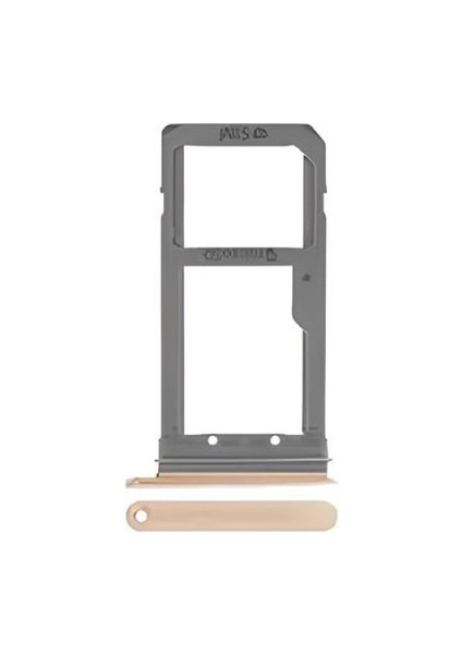 Samsung S7 Edge Uyumlu Sim Kart Aparatı Sim Tepsisi Sim Kızağı x Gold