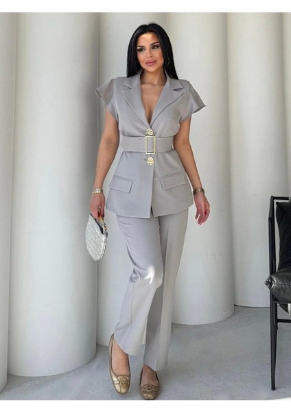 Vatkalı Yelek Pantolon Ikili Takım modelleri