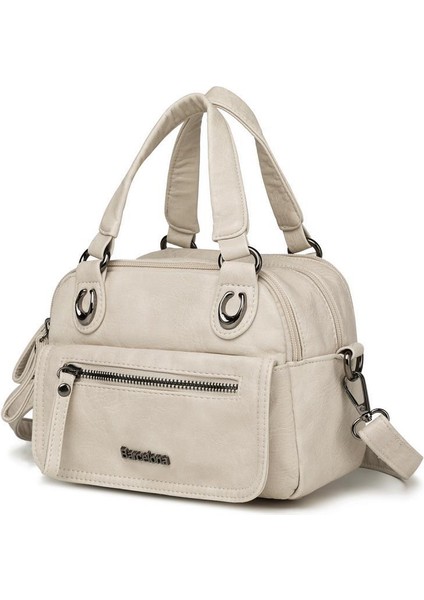 Mini Boy Yıkama Deri Elden Tutmalı Kadın Çantası 21-K Barcelona 1933 modelleri