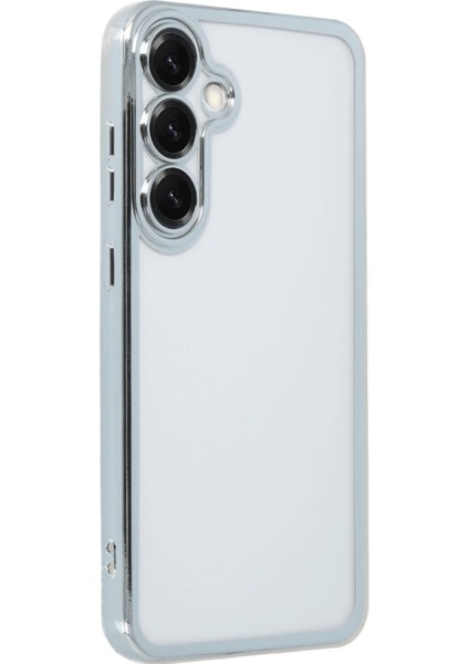 Samsung Galaxy S25 Kılıf Lensli Silikon - Gümüş - JUL5518-6687 fiyatları